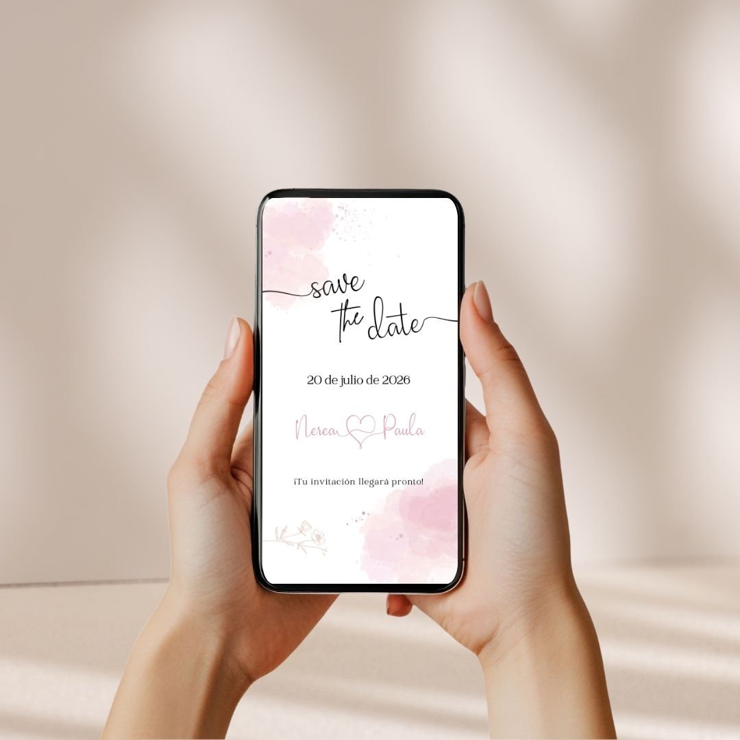 aquarelle Save The Date